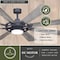 Vaxcel Indoor Outdoor Ceiling Fan, DC Motor Burlington 68-in Large Slate Gray LED F0113 - alternate 9